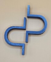 2 x LED Tube Halter (Resin Grau)