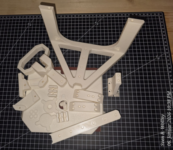 Stealth Press 1S - gedruckte Teile ASA - Only