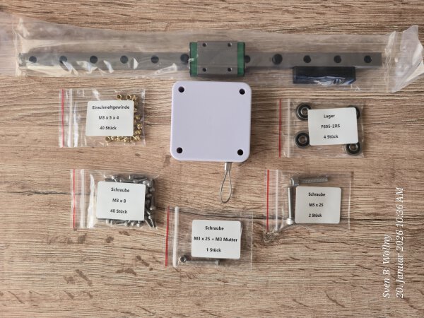 Stealth Press 1S - Hardware Kit - Only - mit No-key-bak