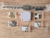Stealth Press 1S - gedruckte Teile ASA Weiß + Hardware Kit (no-key-bak)