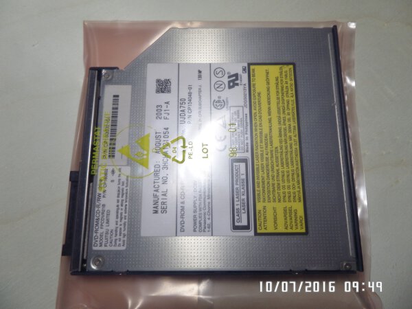 DVD / CD-RW Fujitsu FPCDVR21B UJDA750 CP154048-02 CP160602-01 L8G